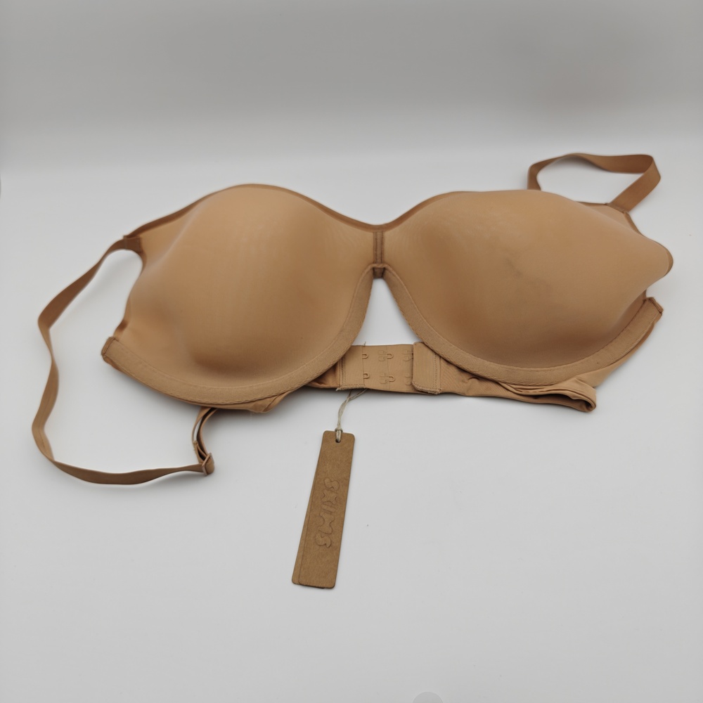 Skims Bra Womens 34DD Beige Weightless Scoop T-Shirt Seamless Molded Wireless